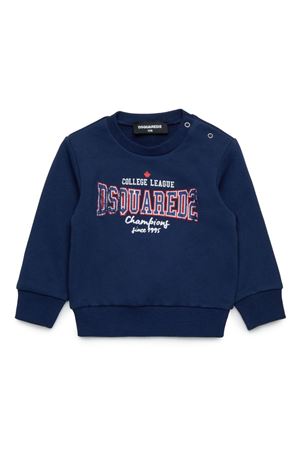 blue cotton sweatshirt DSQUARED KIDS | DQ2861D0ACCDQ880